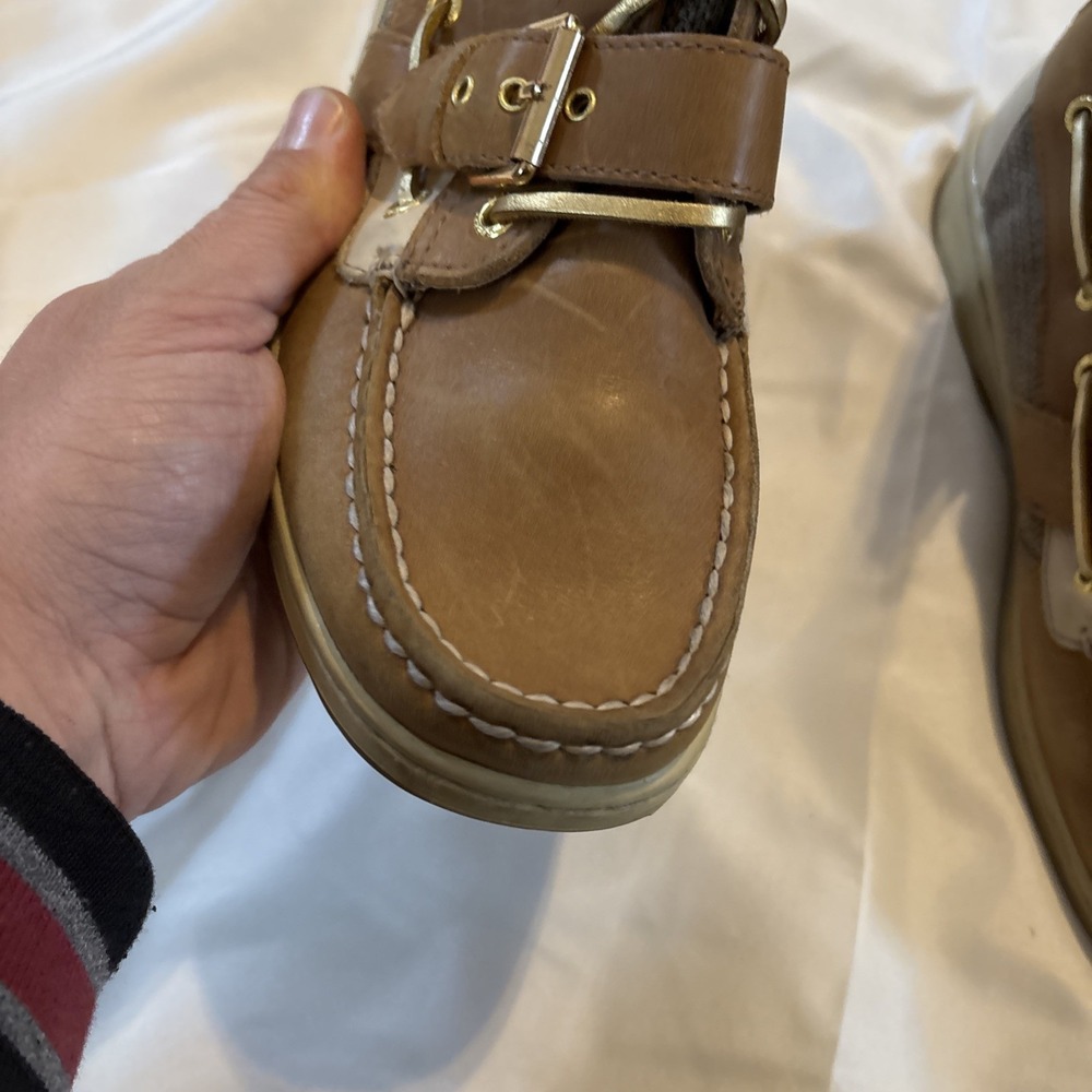 Sperry Top Sider Womens Huntley Sahara Boots Booties Sz 8 M Brown Leather - Picture 5 of 13